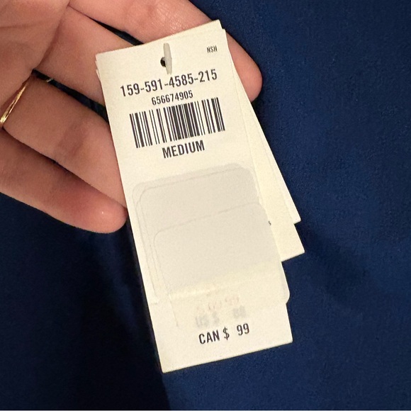 NWT Abercrombie And Fitch High Neck Ruched Side Dress - Picture 4 of 7